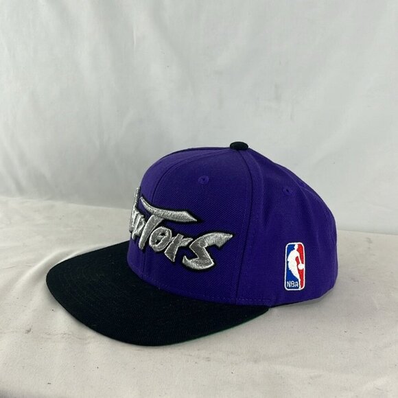 Mitchell & Ness Raptors Purple Fabric NBA Hardwood Classics Cap - Picture 2 of 8